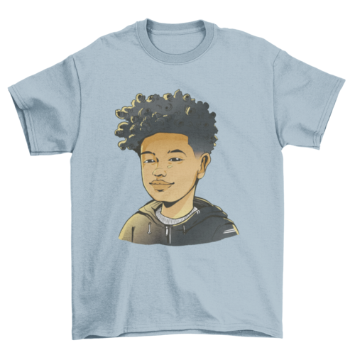 African american boy t-shirt