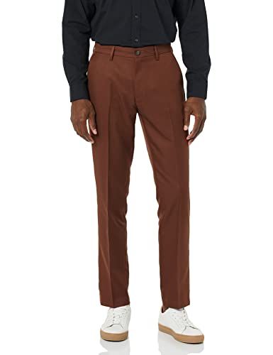 Men's Slim-Fit Flat-Front Dress Pant