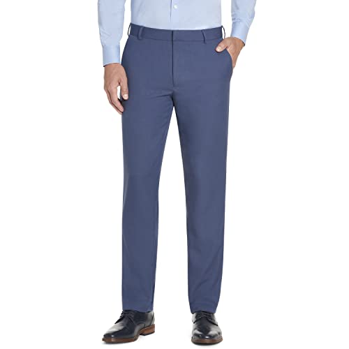 Men's Slim Fit Stretch Flat Front Traveler Pant