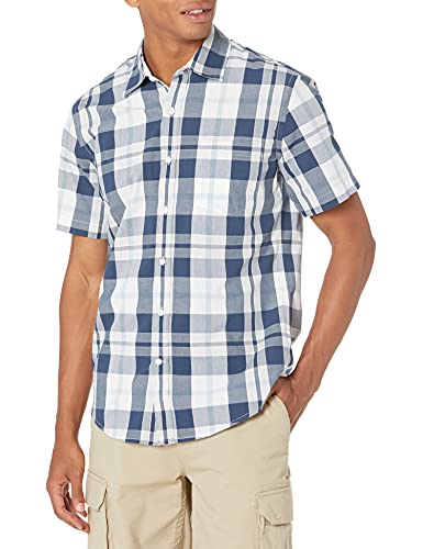 Men's Slim-Fit Short-Sleeve Poplin Shirt