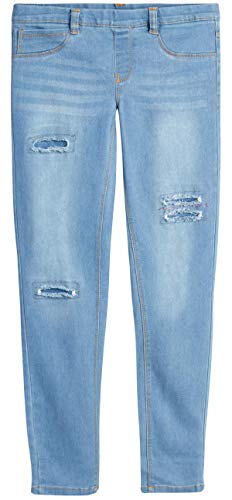 Girls’ Jeggings – Super Stretch Denim Pull-On Skinny Jeans Leggings (7-16)