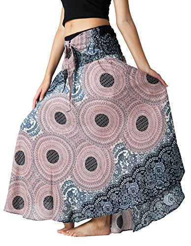 Long Skirts for Women Boho Floral Print