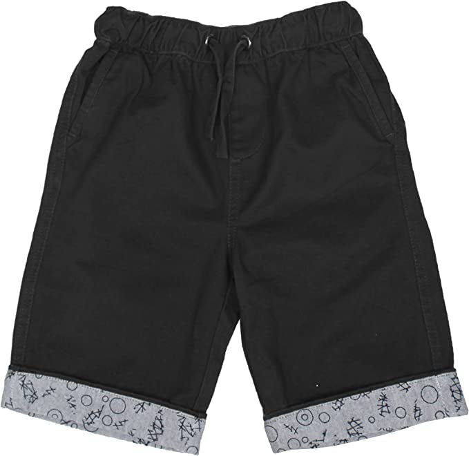 Boy's Cotton Twill Elastic Waist Shorts