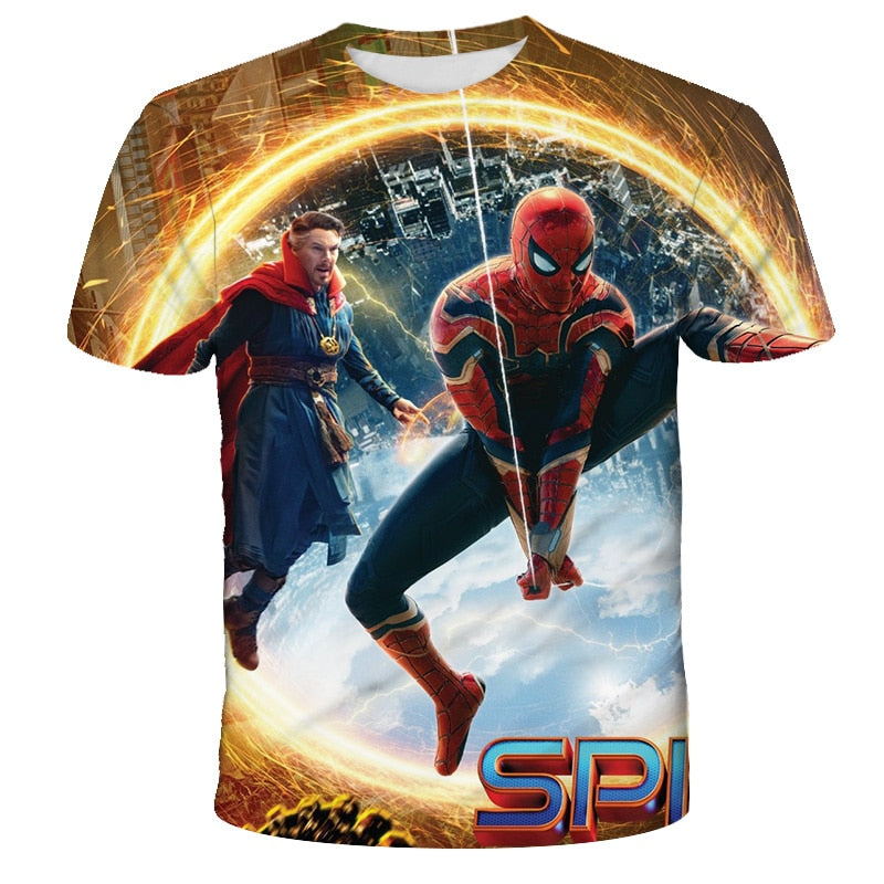 New spider-man Boys Marvel Print T shirt